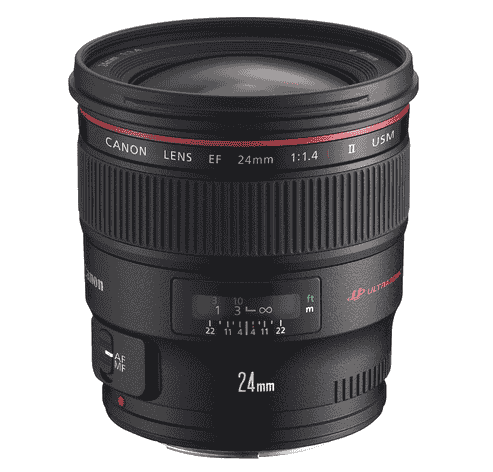 Canon EF 24mm f/1.4L II Prime Lens