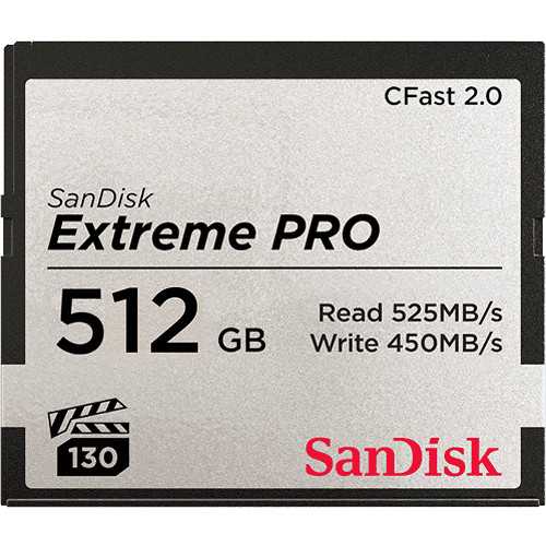 ARRI SanDisk 512GB CFast 2.0 Card